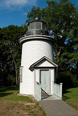 One of Restored Three Sisters Lighthouses on Cape Cod